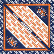 NCAA Collegiate Bandanna 22"X22"-Auburn