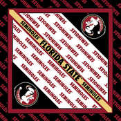NCAA Collegiate Bandanna 22"X22"-Florida State