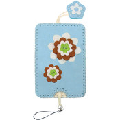 Feltworks Fun Camera Case Kit- Blue Flower