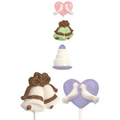 Lollipop Mold-Wedding Shower 10 Cavities-5 Designs