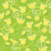 Domestic Bandanna 22"X22"-Viva La Margarita