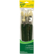 Simply Art Bristle Brush Set Short Handle-12 Pc