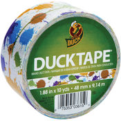 Patterned Duck Tape 10 Yard Roll-Paint Splatter