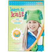 Learn To Knit Kit-Hat