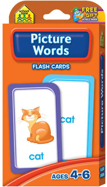 Wholesale Flash Cards-Picture Words 53 / Pkg(6x$3.53)