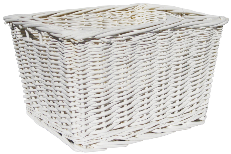 Wholesale Small Wicker BasketWhite (SKU 644828) DollarDays