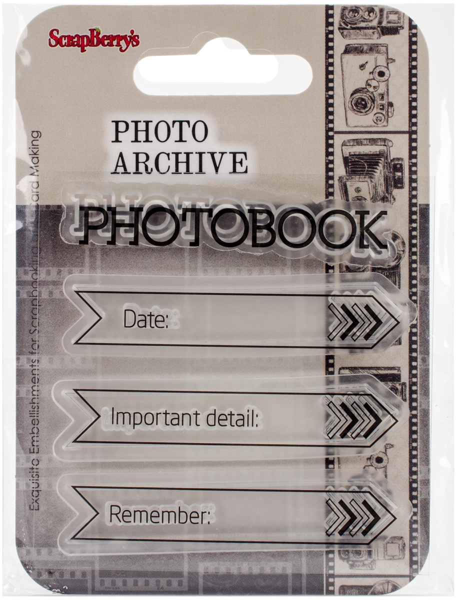 Wholesale ScrapBerry's Photo Archive Clear Stamp-Calendar(4x.47)