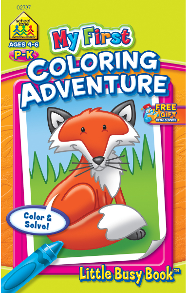 Wholesale My First Little Busy Book-Coloring Adventure(8x$2.97)