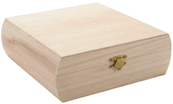Unfinished Wood Box (SKU 637434) DollarDays