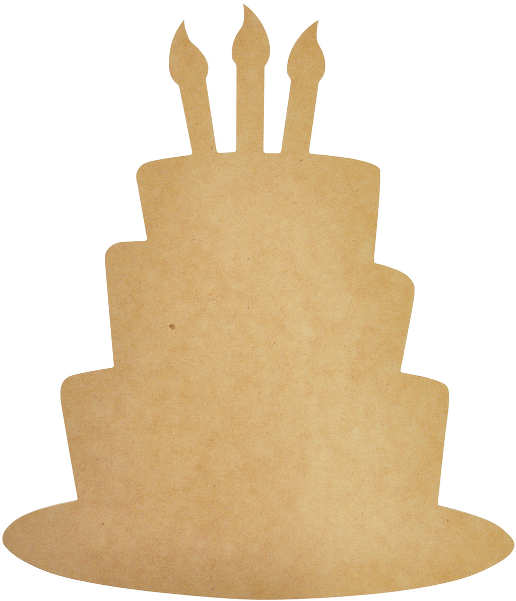 Beyond the Page MDF Funky Cake Wall Art-16.5