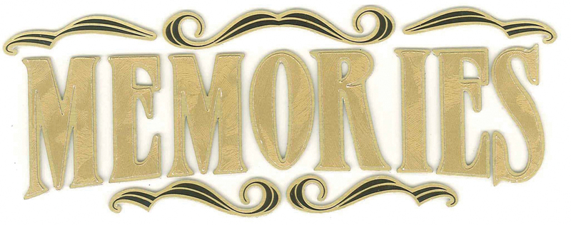 Jolee's Boutique Title Wave Stickers-Memories