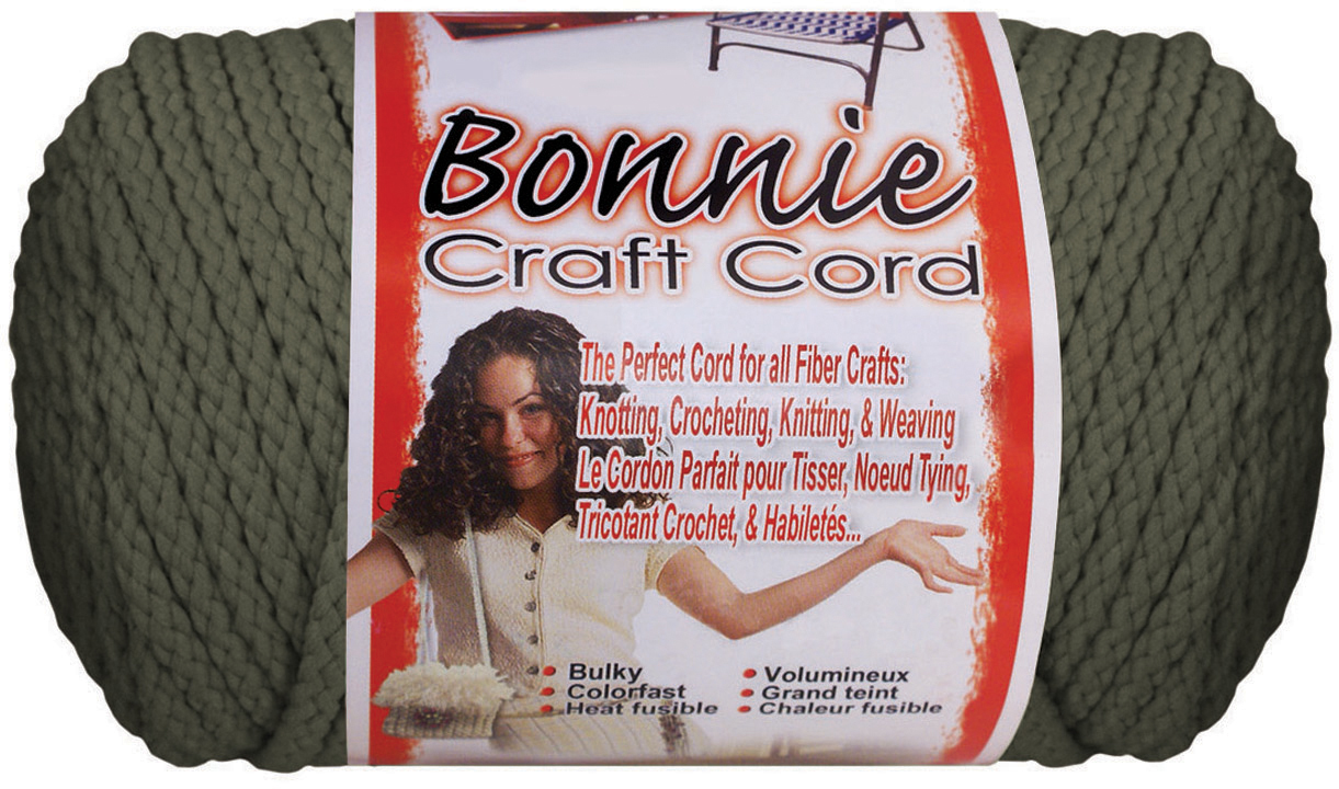 Wholesale Bonnie Macrame Craft Cord 4mmX100yd-Smoke Gray(2x.56)