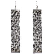 Sterling Silver Long Linked Dangle Earring
