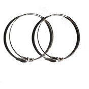 Sterling Silver Bali 50mm Endless Hoop Earrings