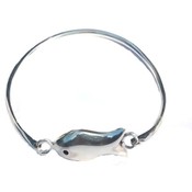 New Sterling Silver 925 Bracelet with fish
