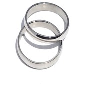 Men'S 316L Surgical Stainless Steel Simple Narrow 3 mm Band Ring -Size 7