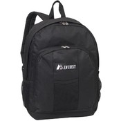 17" Backpack Dual Side Mesh Pockets Black Only