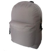 18" Solid Color Backpack Gray