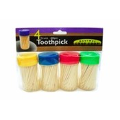 Set Of 4 Toothpick Containers