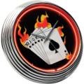 Neon Clock Poker