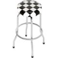 Checkered - Fat Pad Bar Stool
