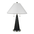 Table Lamp - Black/ Silvertone