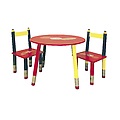 Kids Primary-Color Table 3-pc. Set - Red Table