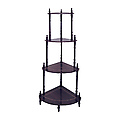 Cherry 4-Tier Corner Stand