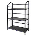 3 Tier Metal Book Shelf - Black