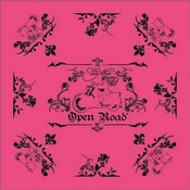 Light Pink and Black Lady Biker/OpenRoad Bandana