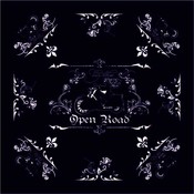 Purple and White Lady Biker/OpenRoad Bandana