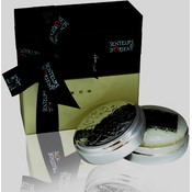 Silver Soap Box with Luxury Soap in Oriental Gardenia