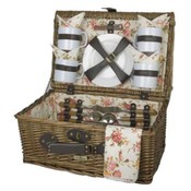 Willow picnic basket for 4.