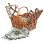 Willow Picnic Basket for 4