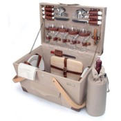 Wooden Picnic Basket