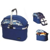 Aluminum Framed Picnic Cooler Basket for 4 Persons