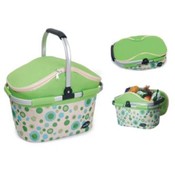 Aluminum framed picnic cooler basket (Empty)