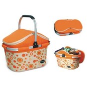Aluminum Framed Picnic Cooler Basket(Empty)