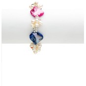 Pearl and Shell Stretch Bracelet