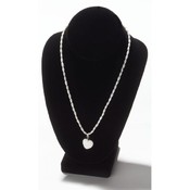 Mother of Pearl Heart and Pearl Necklace