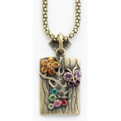 Crystal Necklace Multi Color