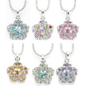 Crystal Necklace 18"