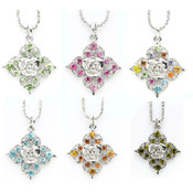 Crystal Necklace 18"