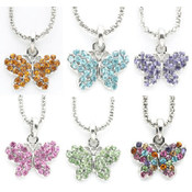 Crystal Necklace 18"