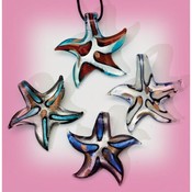 Glass Necklace Star Fish Shape