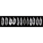 Hoop Earrings-Silver Plated