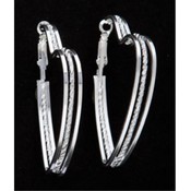 Heart Shape Hoop Earrings