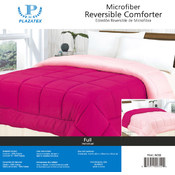 1 Reversible Comforter Queen-Rose/Pink