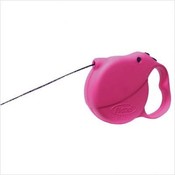 Mini-Retract Leash For Dogs Up To 18 Lbs Pink 10'