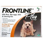 Frontline Plus For Dogs And Puppies 11-22Lb 3 Pack Wholesale Bulk